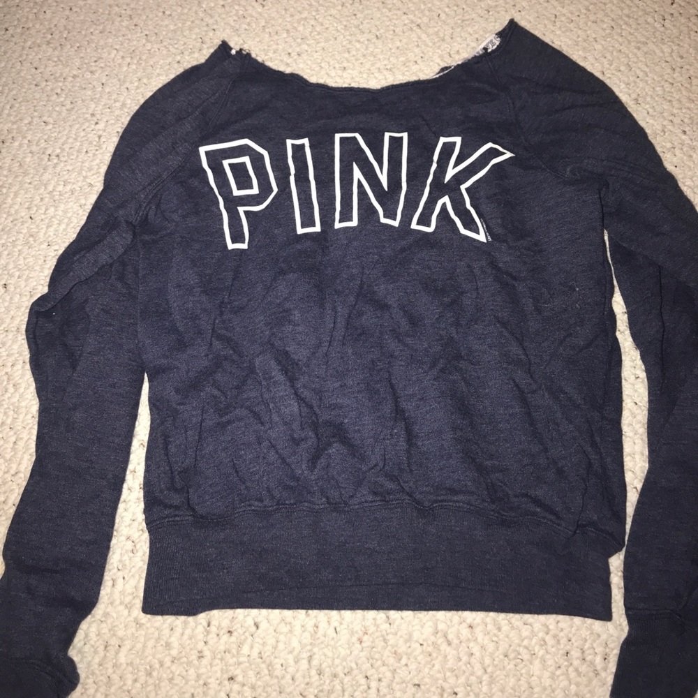Navy blue crew neck